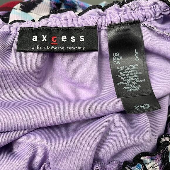 Axcess Size Large Pastel Mesh Babydoll Top Romantic Y2K Feminine Fairy Coquette - Picture 5 of 10